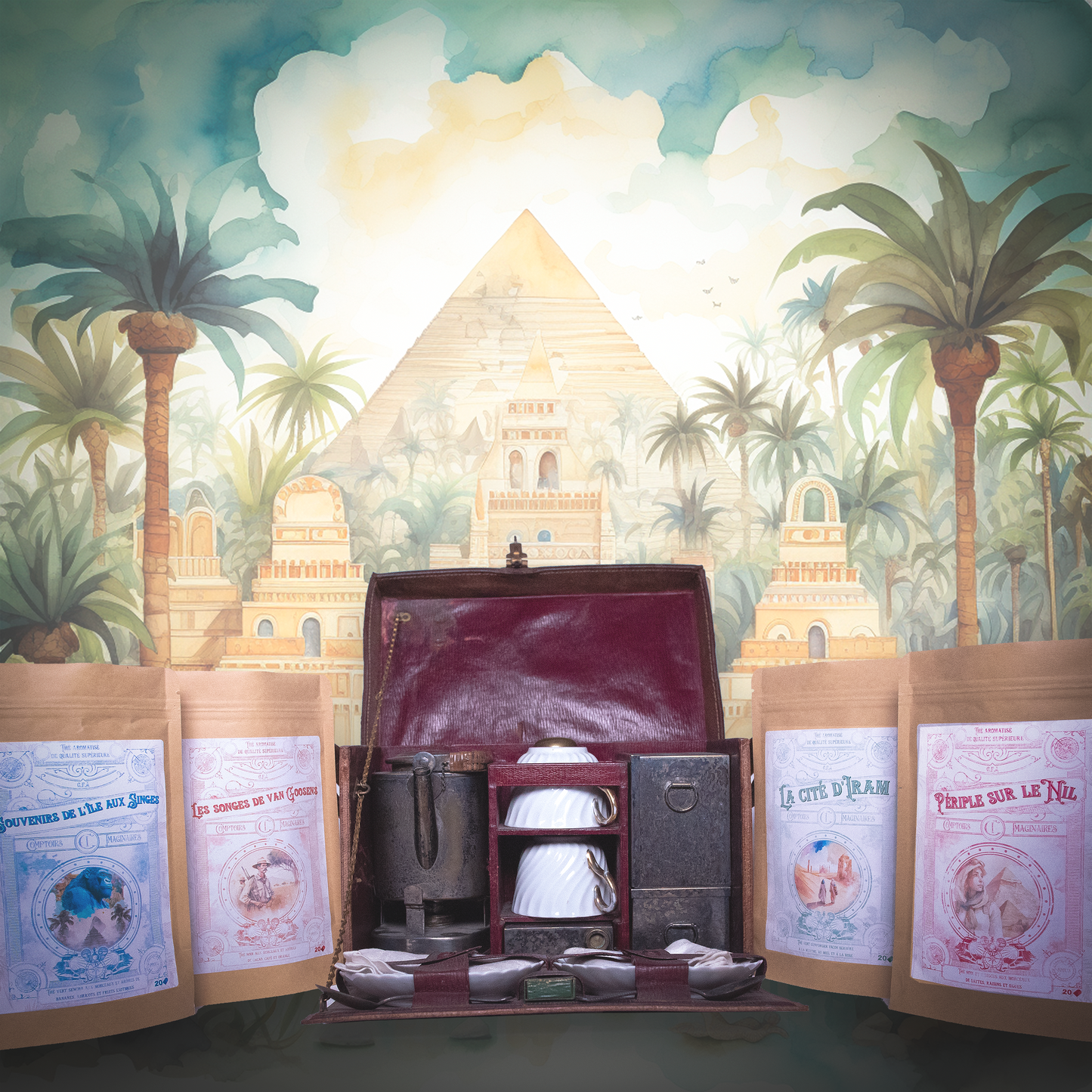 Assortiment première gamme de thés aromatisés - Les Comptoirs Imaginaires