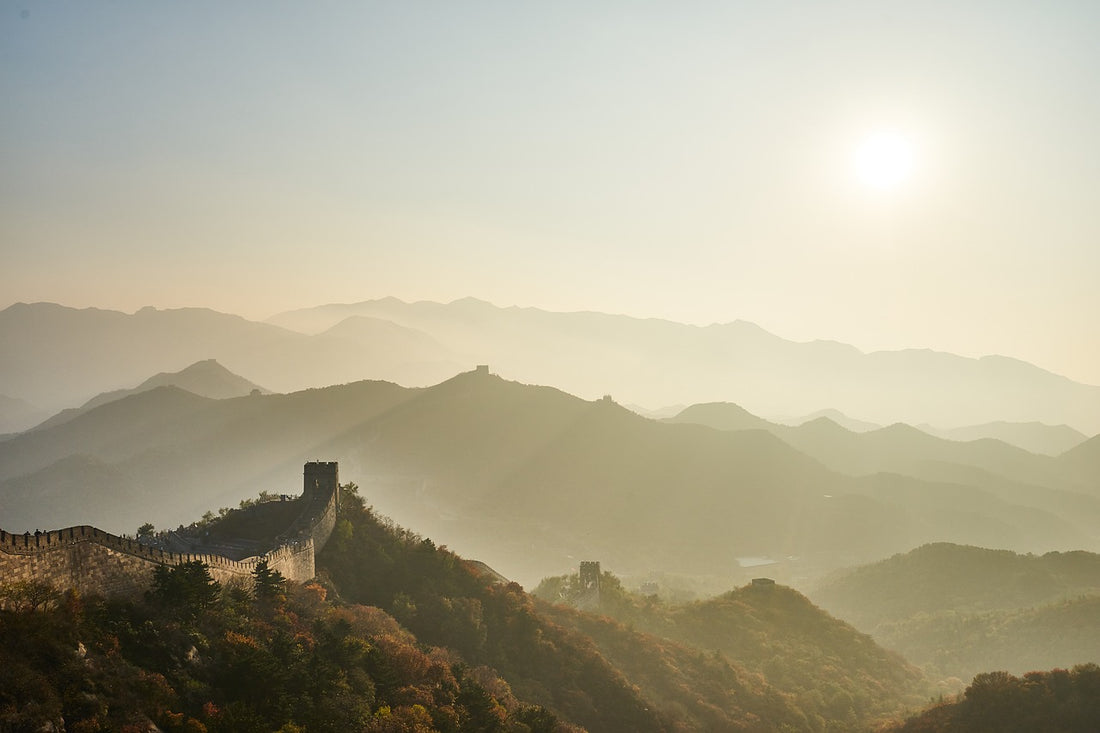 Grande muraille de Chine dans la montagne - Les Comptoirs Imaginaires